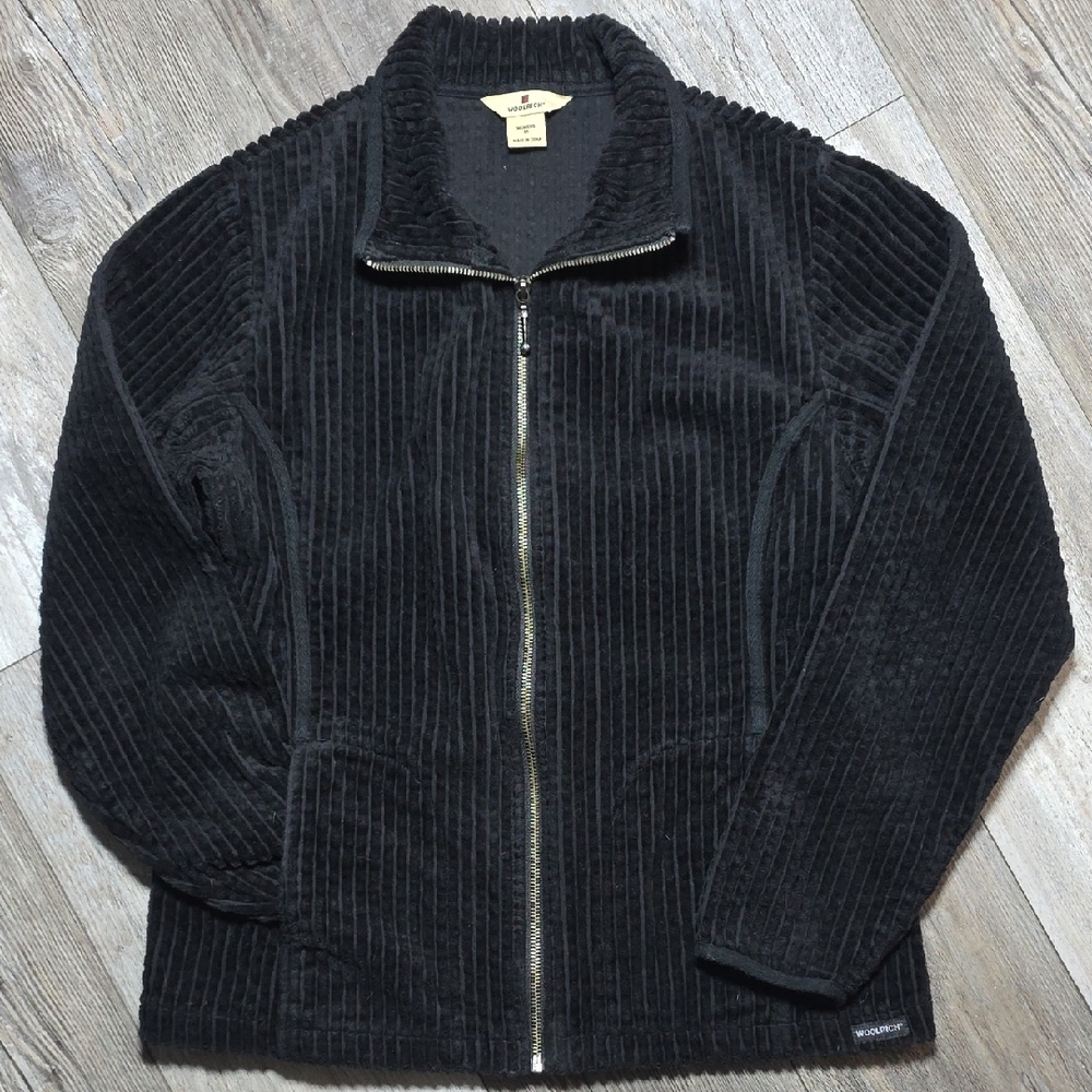 Woolrich | Vintage Corduroy Full Zip Light Weight Ribbed Jacket 100% Cotton Sz M